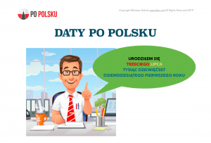 daty po polsku